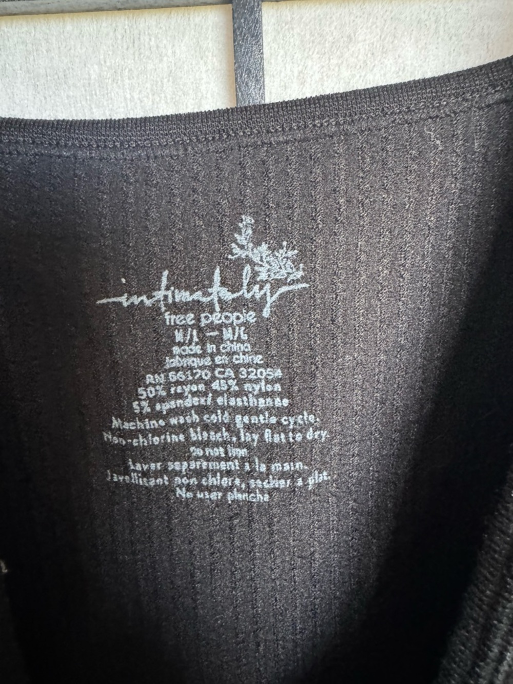 Free People Intimately Sold Ribbed Brami. NWT - Picture 4 of 5